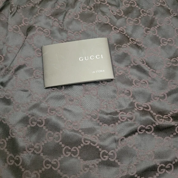 Gucci Charmy Boston Brown Suede Leather bag With Dust Bag. 11"Wx6"H 4.25D - Picture 10 of 11